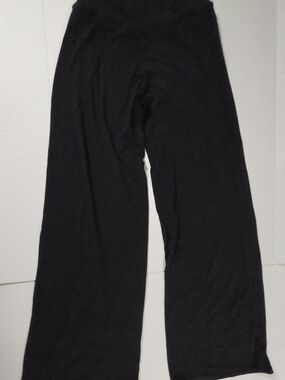 Classic High-Rise Wide Leg Pants — Black